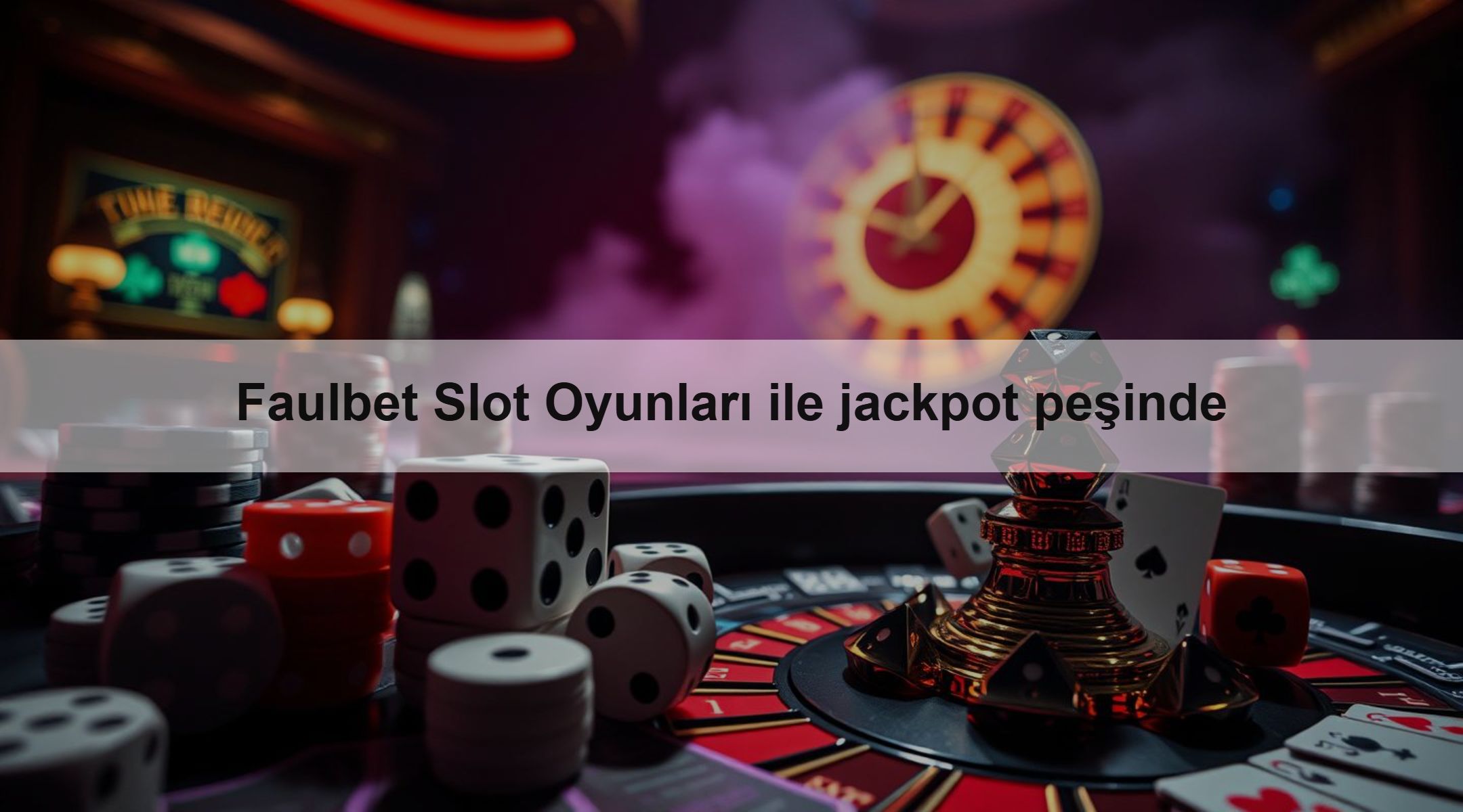 Faulbet Slot Oyunları ile jackpot peşinde