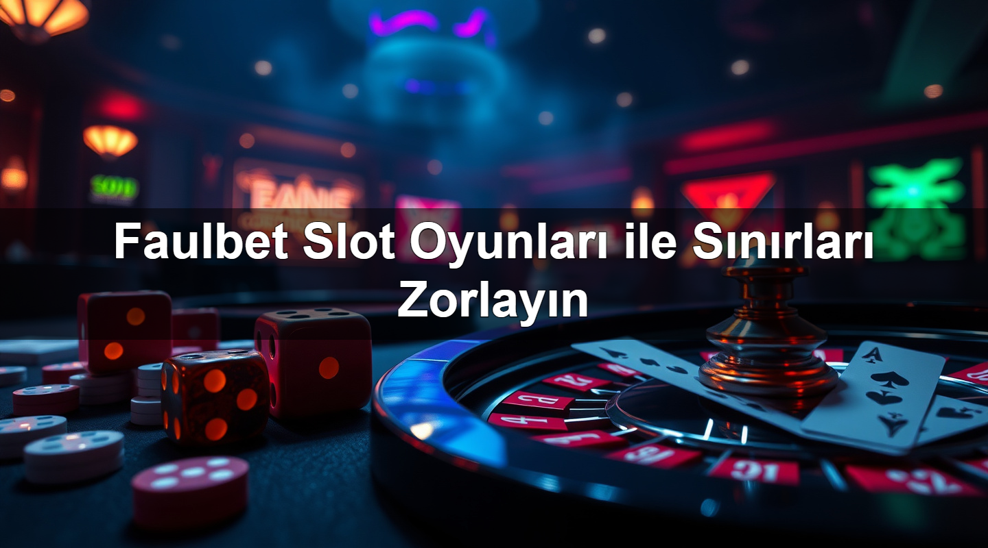 faulbet slot oyunlar ile s n rlar zorlay n 1783304046638